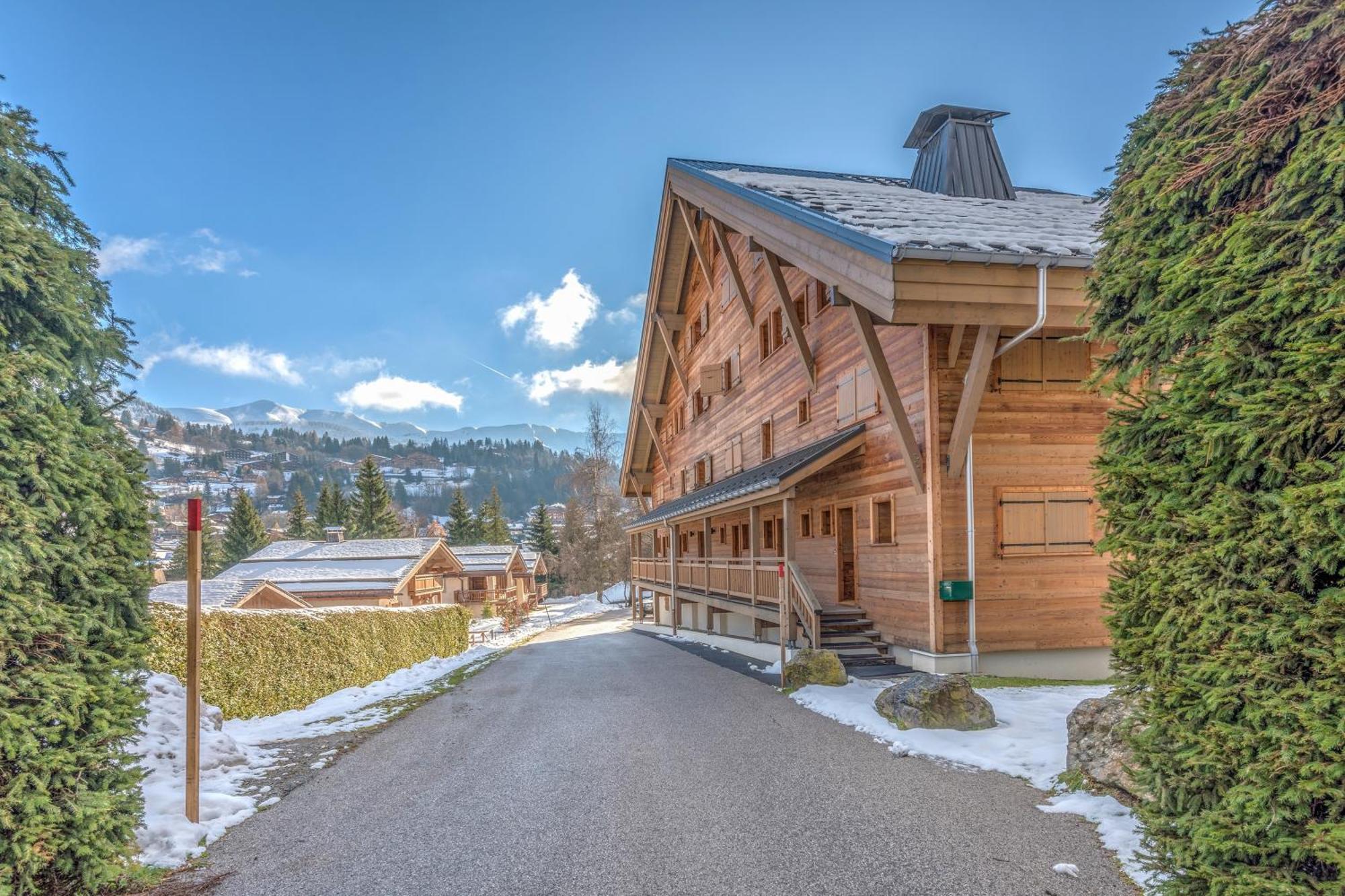 Arboreve - Station De Ski A Pied Vue Montagne Megève Esterno foto
